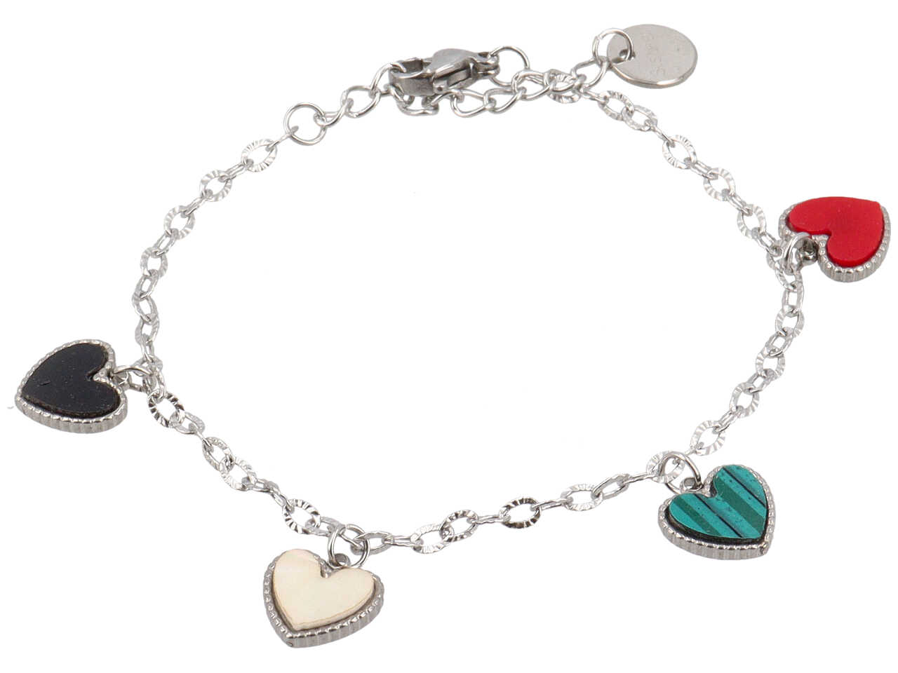 BRACCIALE CUORE MULTICOLOR BRACCIALE CUORE MULTICOLOR