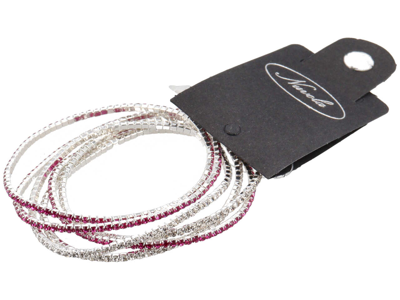 SET BRACCIALI ELASTICI CRYSTAL E FUXIA SET BRACCIALI ELASTICI CRYSTAL E FUXIA