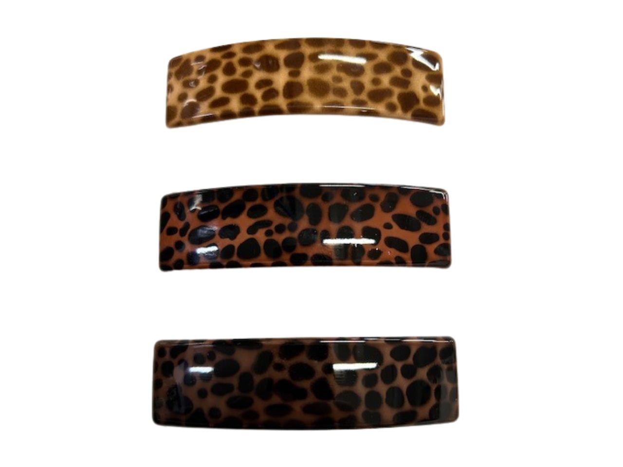 BARRETTA RETTANGOLARE MACULATO GHEPARDO BARRETTA RETTANGOLARE MACULATO GHEPARDO