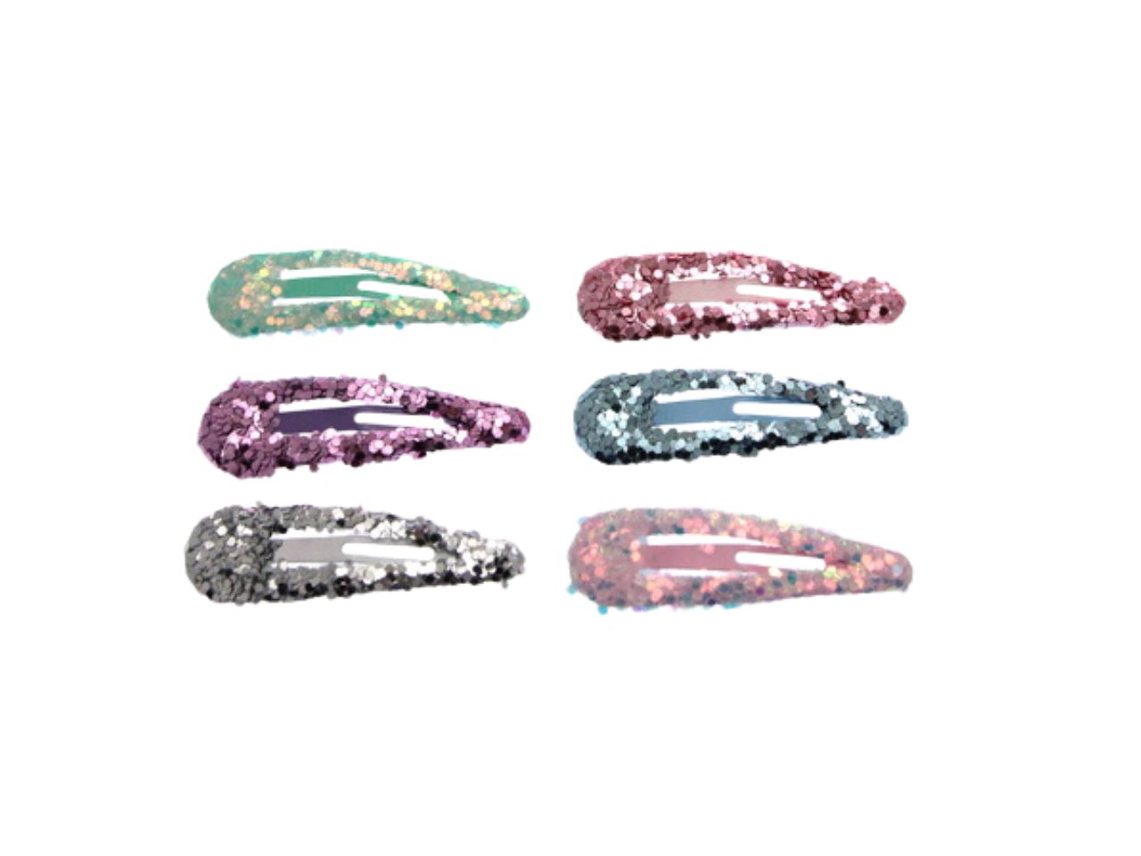 CLIC CLAC COLORI FORTI GLITTER 4CM