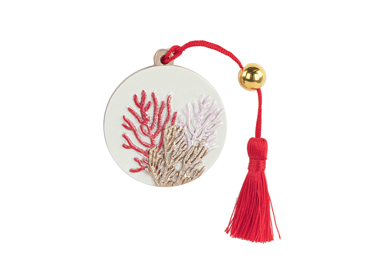 APPENDINO CORALLO ROSSO CON NAPPA H.50CM 200591M