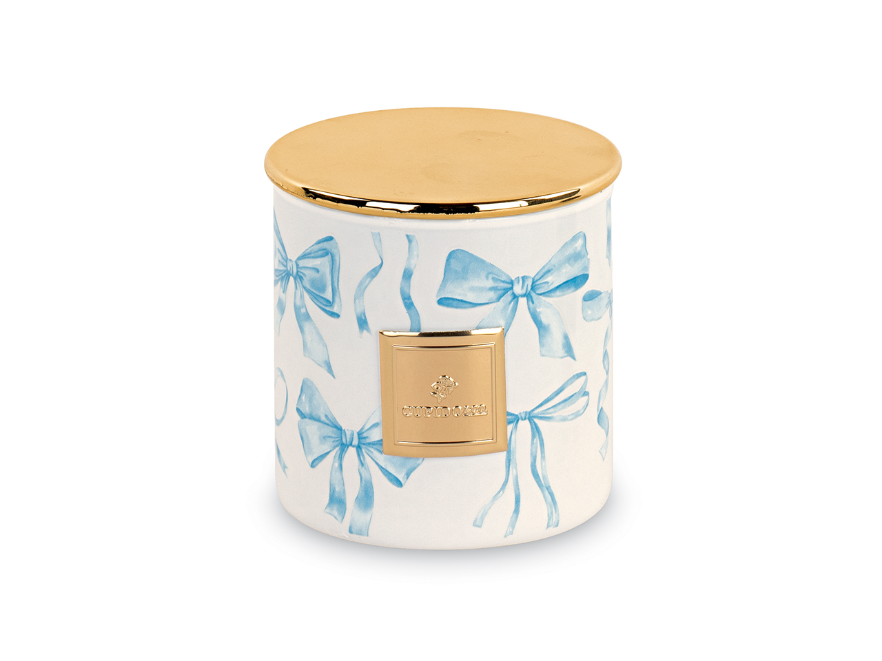 CANDELA VETRO FIOCCHI AZZURRI D.60XH.65CM 200578M CANDELA VETRO FIOCCHI AZZURRI D.60XH.65CM 200578M