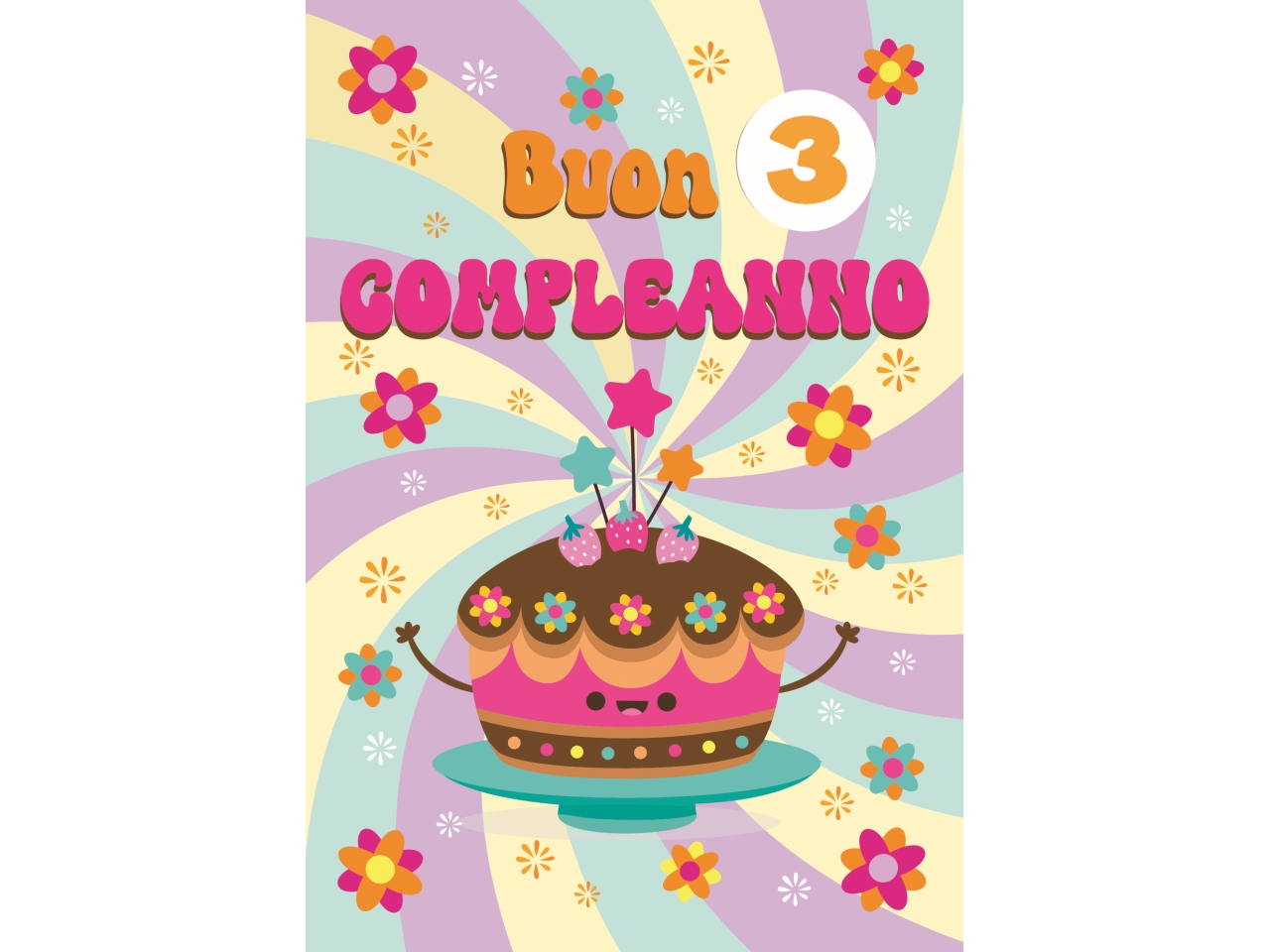 BIGLIETTO COMPLEANNO BIMBI ROTEL.1-9AN.FA00236BC/B