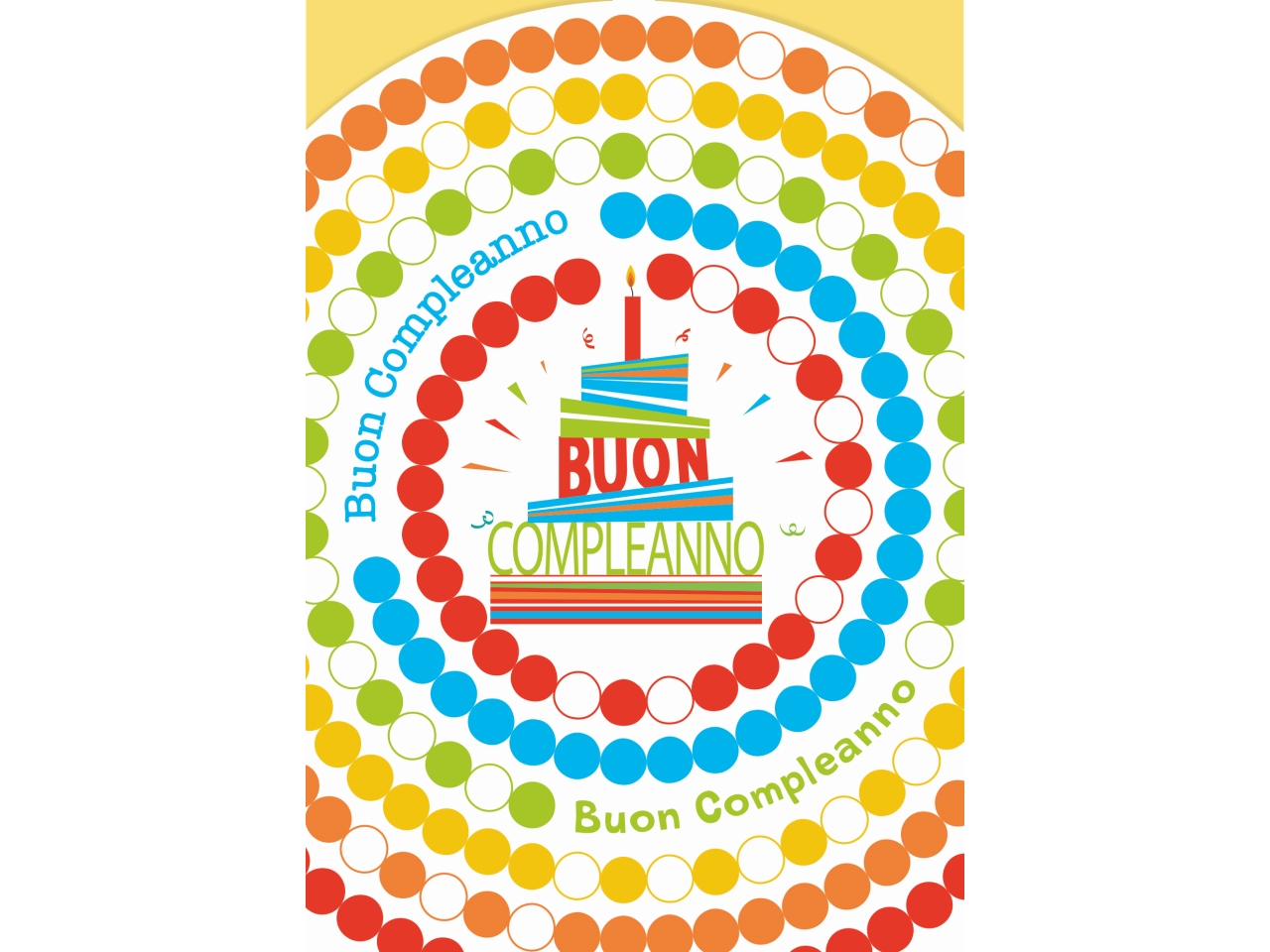 BIGLIETTO COMPLEANNO TORTA FA00232BC/A BIGLIETTO COMPLEANNO TORTA FA00232BC/A