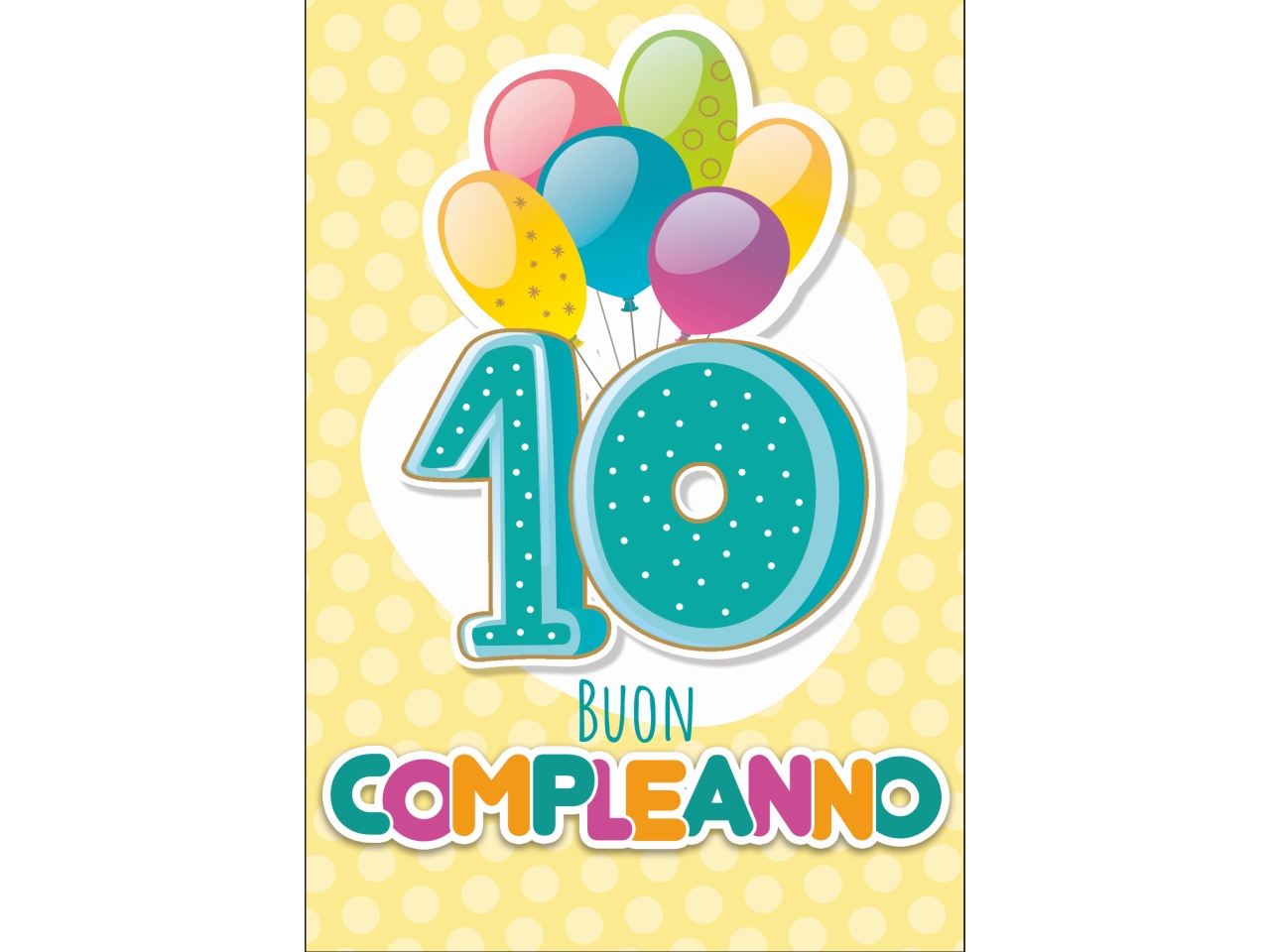 BIGLIETTO I MIGLIORI ANNI 10 C/APPLIC. FA00243BC/A BIGLIETTO I MIGLIORI ANNI 10 C/APPLIC. FA00243BC/A