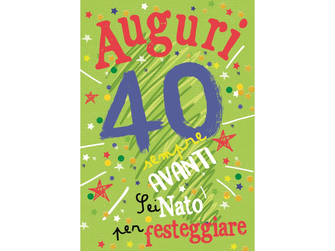 BIGLIETTO I MIGLIORI ANNI 40 ANNI FA00244BC/C BIGLIETTO I MIGLIORI ANNI 40 ANNI FA00244BC/C