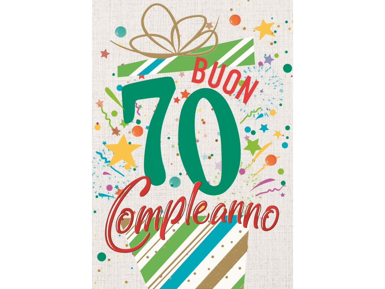BIGLIETTO I MIGLIORI ANNI 70 ANNI FA00244BC/F BIGLIETTO I MIGLIORI ANNI 70 ANNI FA00244BC/F