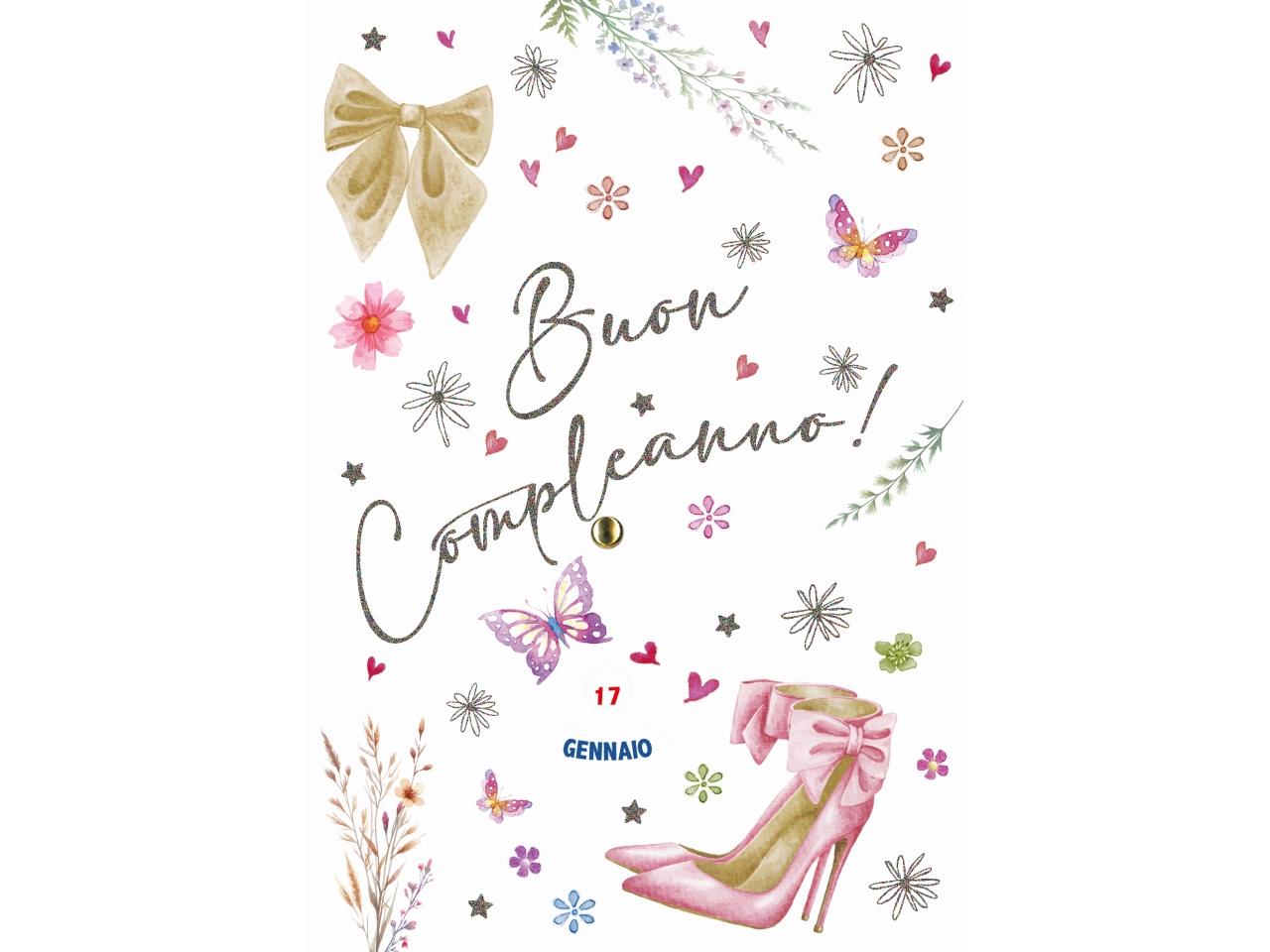 BIGLIETTO COMPLEANNO DOPPIA ROTELLA FA00213BC/B