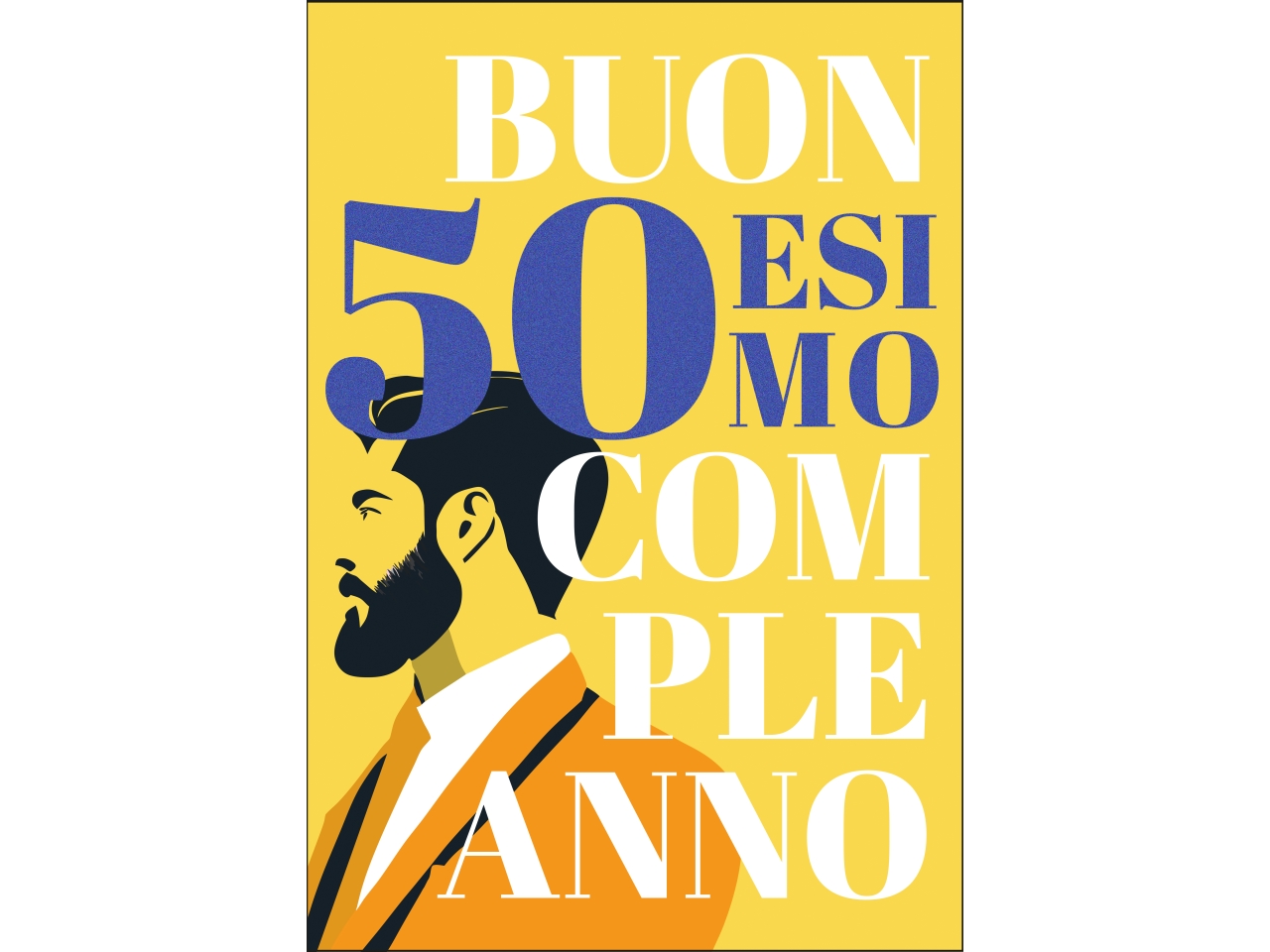 BIGLIETTO 50 ANNI MASCHILE FA00207BC/A