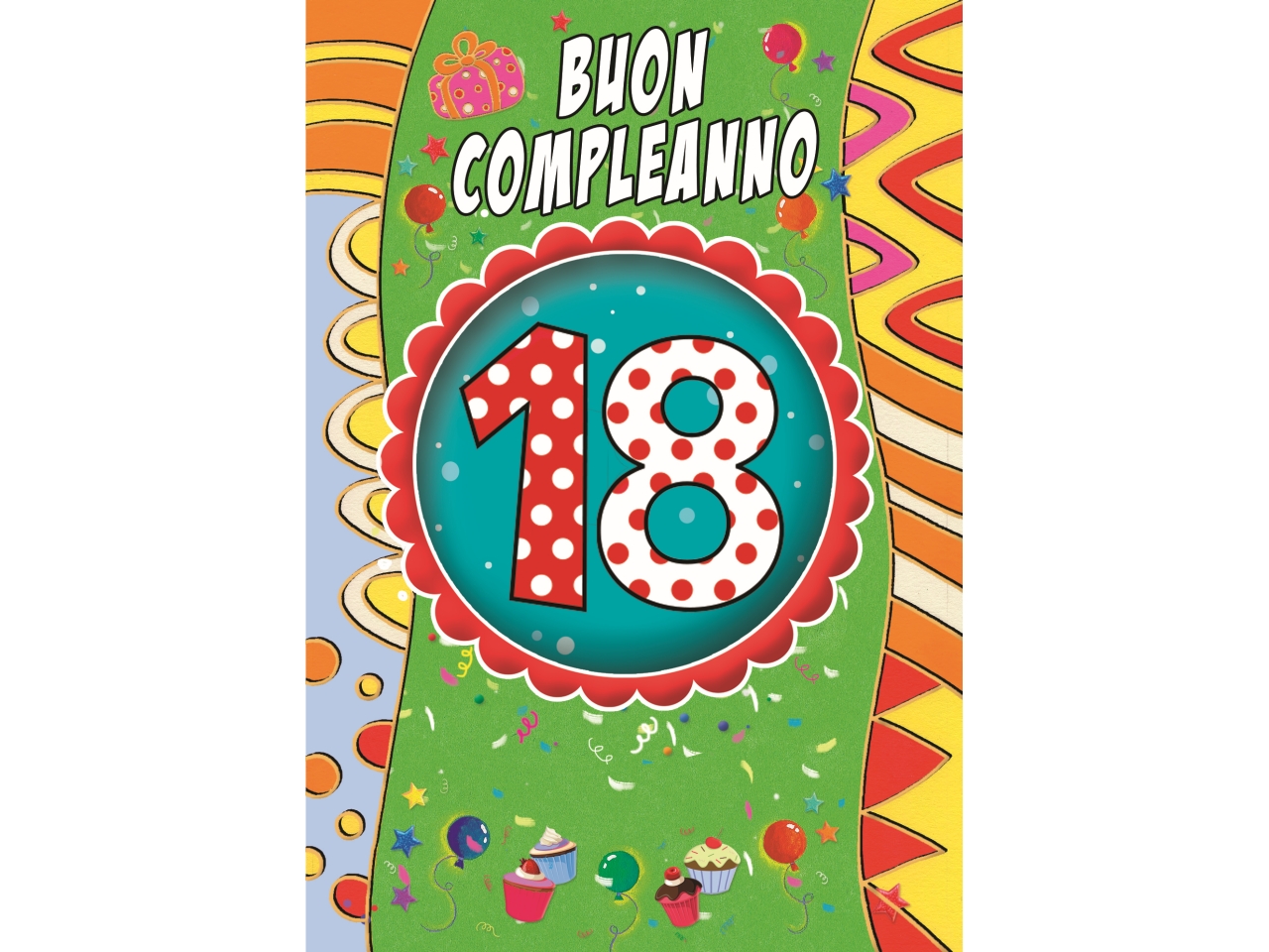 BIGLIETTO BUON COMPLEANNO PORTASOLDI18 FA00260PS/D
