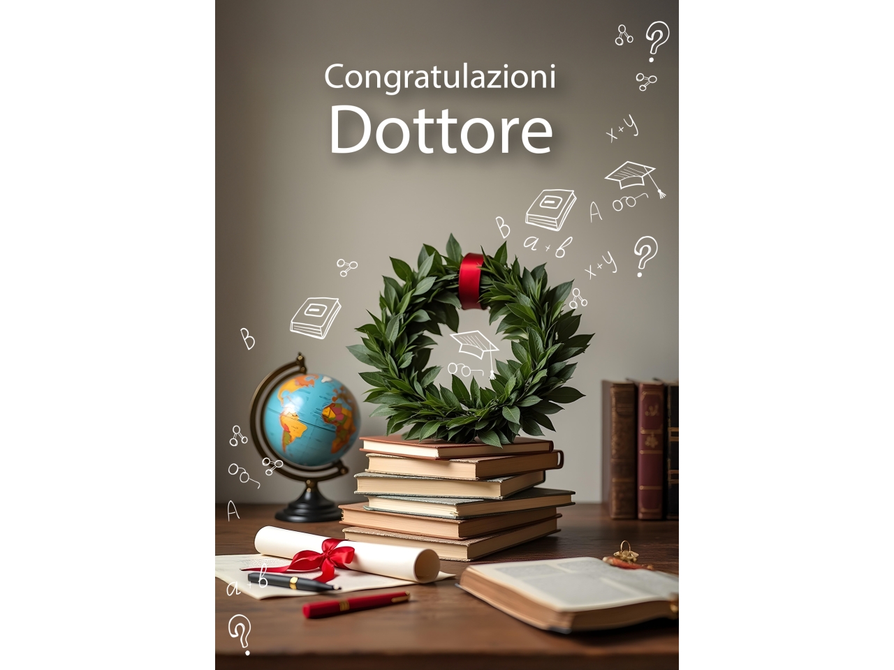 BIGLIETTO PORTASOLDI LAUREA DOTTORE FA00261PS/A