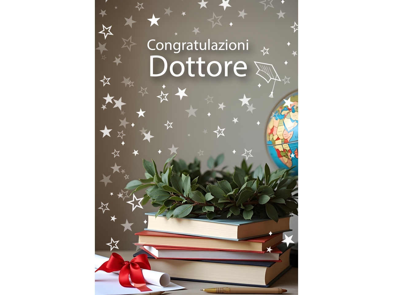 BIGLIETTO PORTASOLDI LAUREA DOTTORE FA00261PS/C