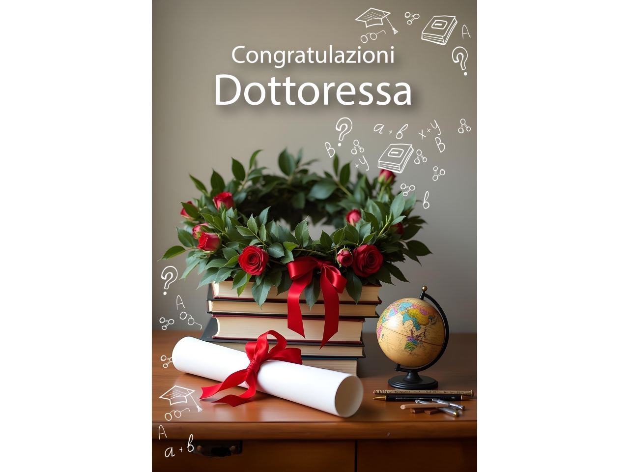 BIGLIETTO PORTASOLDI LAUREA DOTTORESSA FA00261PS/D