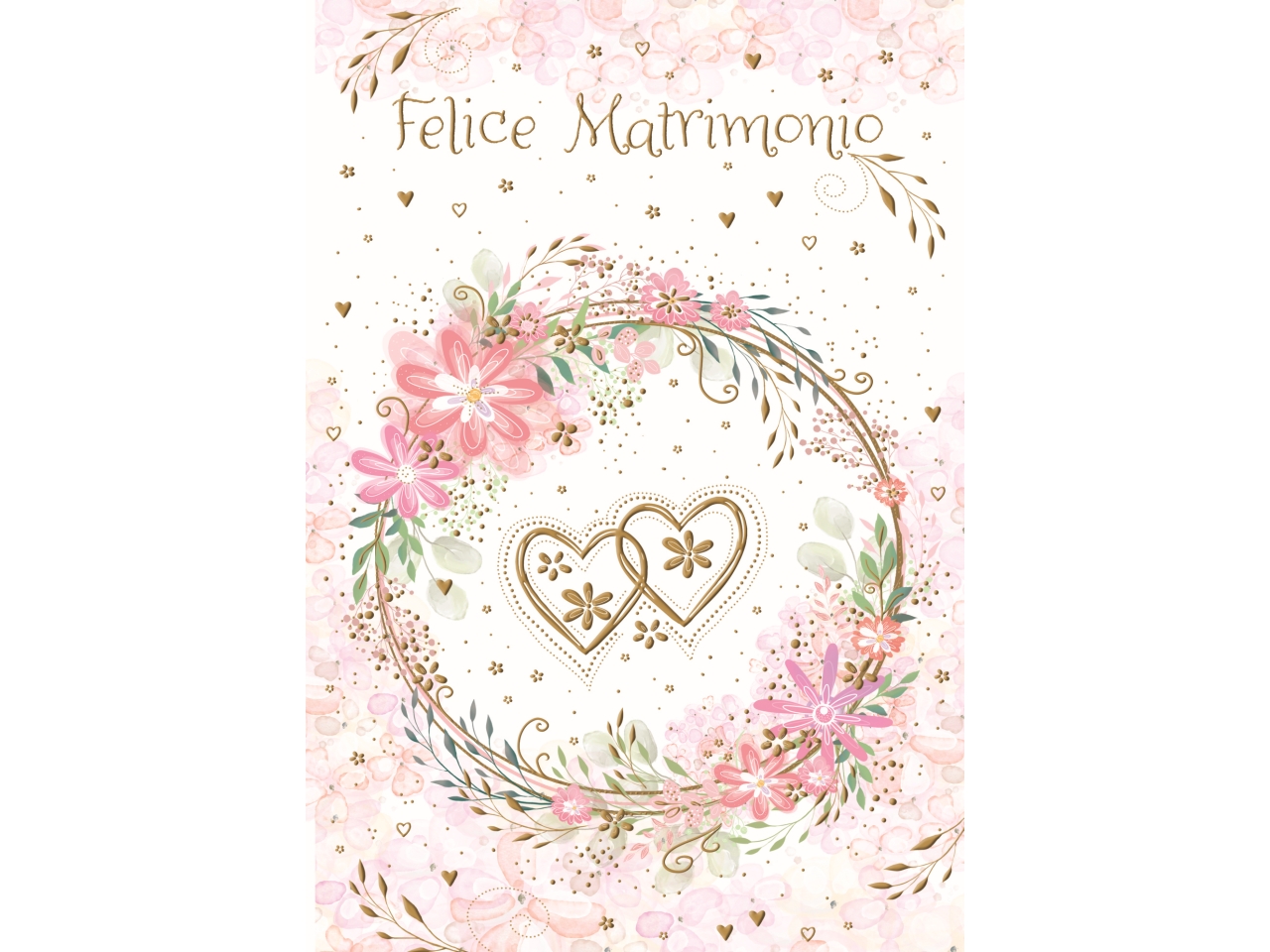 BIGLIETTO MATRIMONIO CUORI FE10218FM/C BIGLIETTO MATRIMONIO CUORI FE10218FM/C