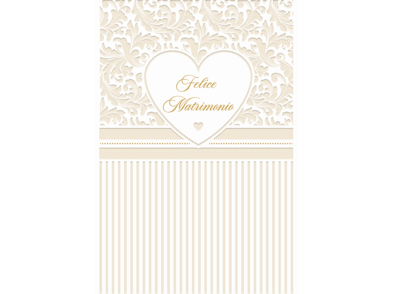 BIGLIETTO MATRIMONIO ORO E PERLA FE10219FM/A BIGLIETTO MATRIMONIO ORO E PERLA FE10219FM/A