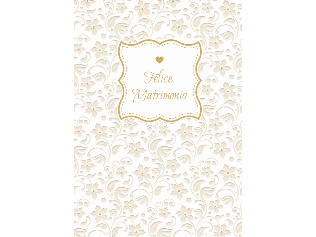 BIGLIETTO MATRIMONIO ORO E PERLA FE10219FM/B BIGLIETTO MATRIMONIO ORO E PERLA FE10219FM/B