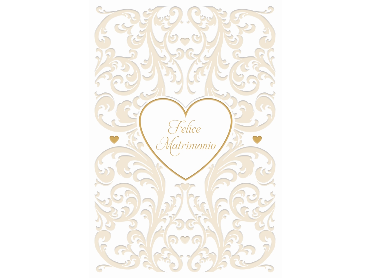 BIGLIETTO MATRIMONIO ORO E PERLA FE10219FM/D BIGLIETTO MATRIMONIO ORO E PERLA FE10219FM/D