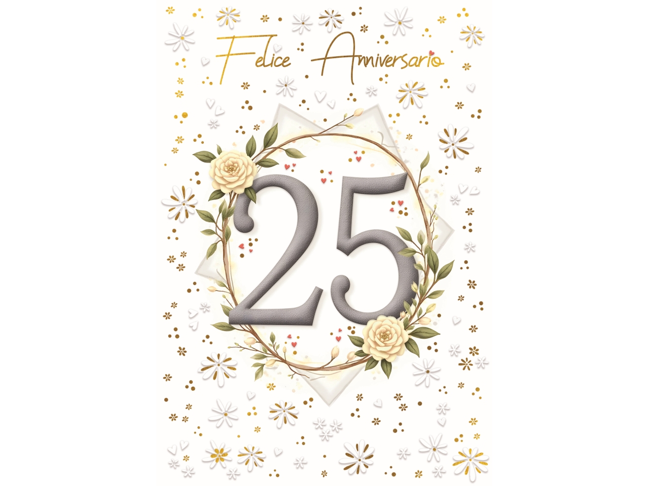 BIGLIETTO ANNIVERSARIO 25° FE10223FA/A