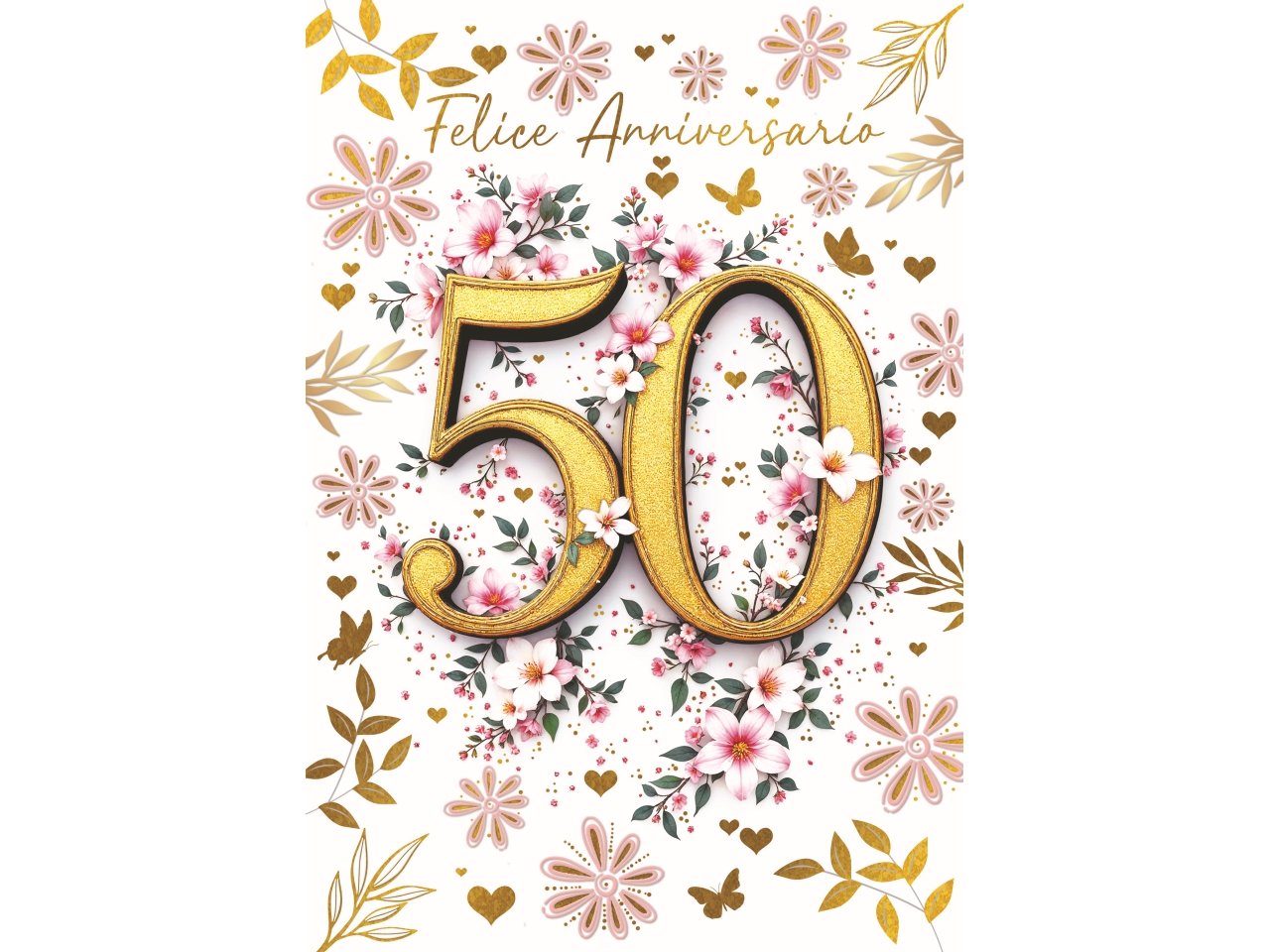 BIGLIETTO ANNIVERSARIO 50° FE10223FA/C