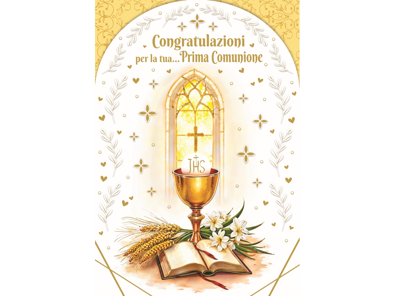 BIGLIETTO PRIMA COMUNIONE FE10210PC/A