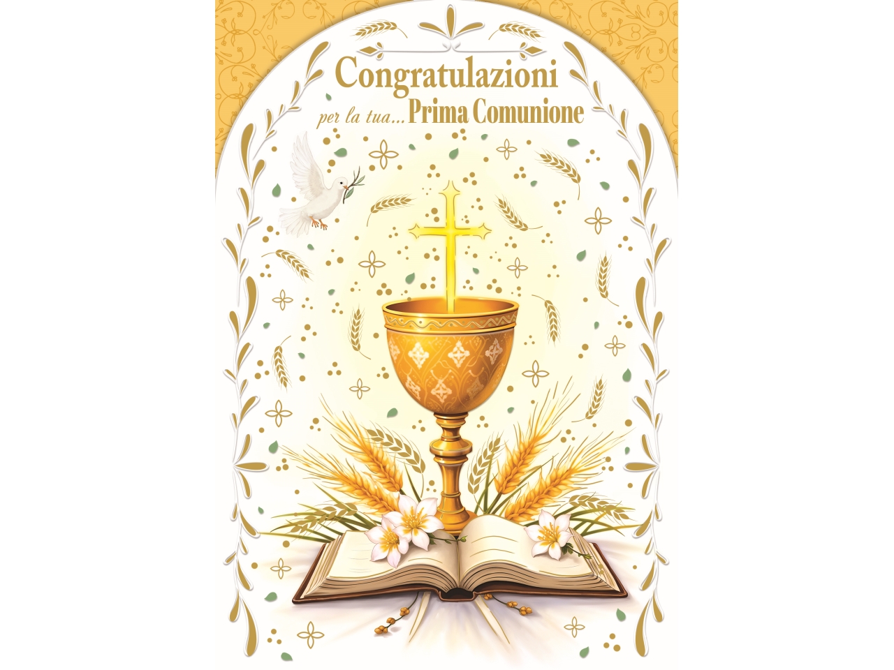 BIGLIETTO PRIMA COMUNIONE FE10210PC/D