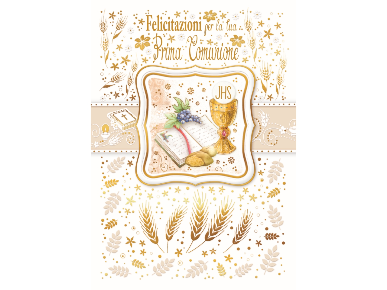 BIGLIETTO PRIMA COMUNIONE FE10197PC/C