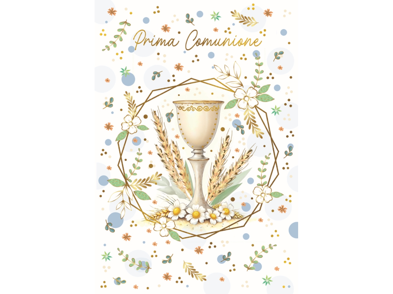 BIGLIETTO PRIMA COMUNIONE FE10229PC/D