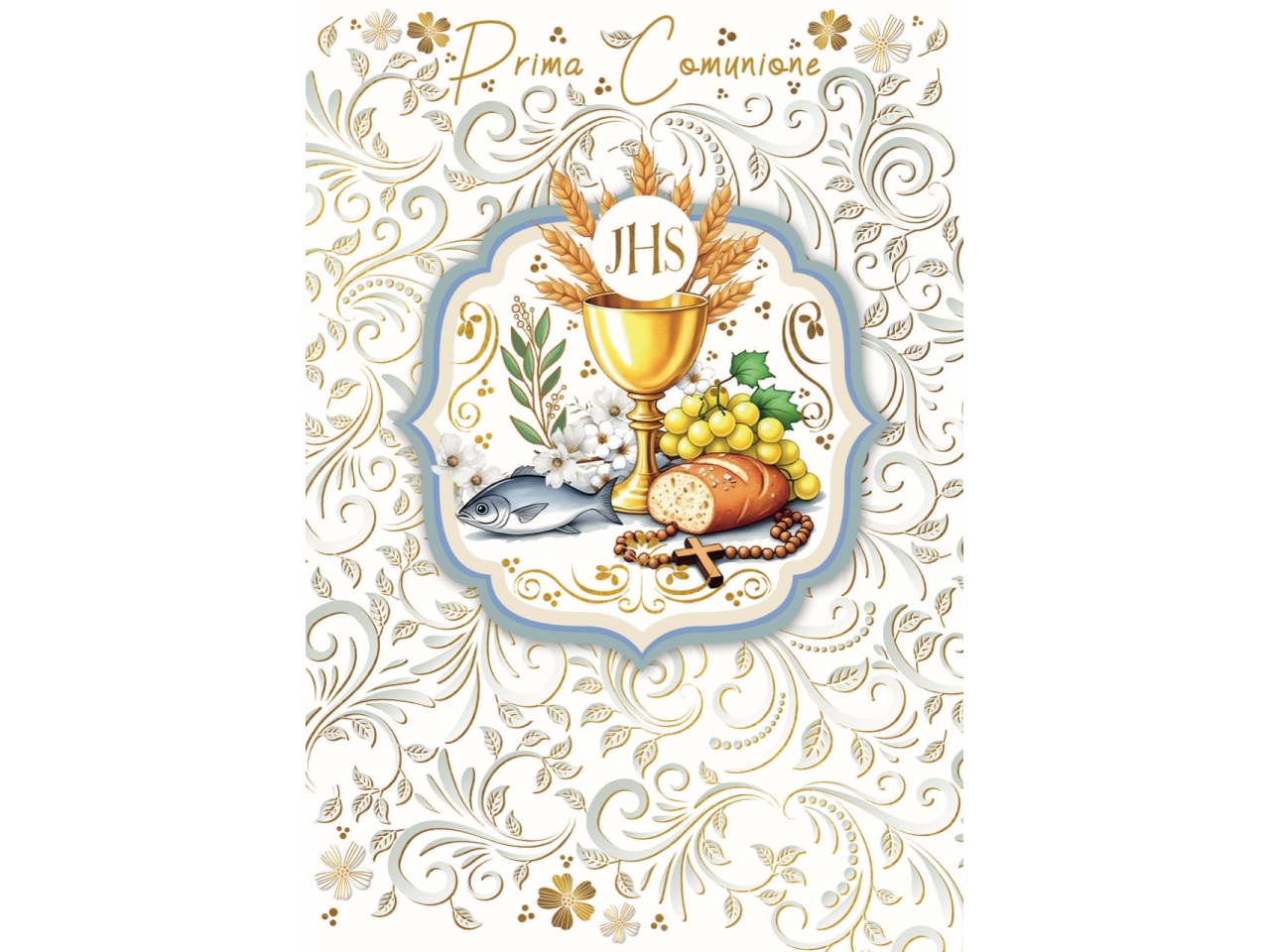 BIGLIETTO PRIMA COMUNIONE FE10230PC/A