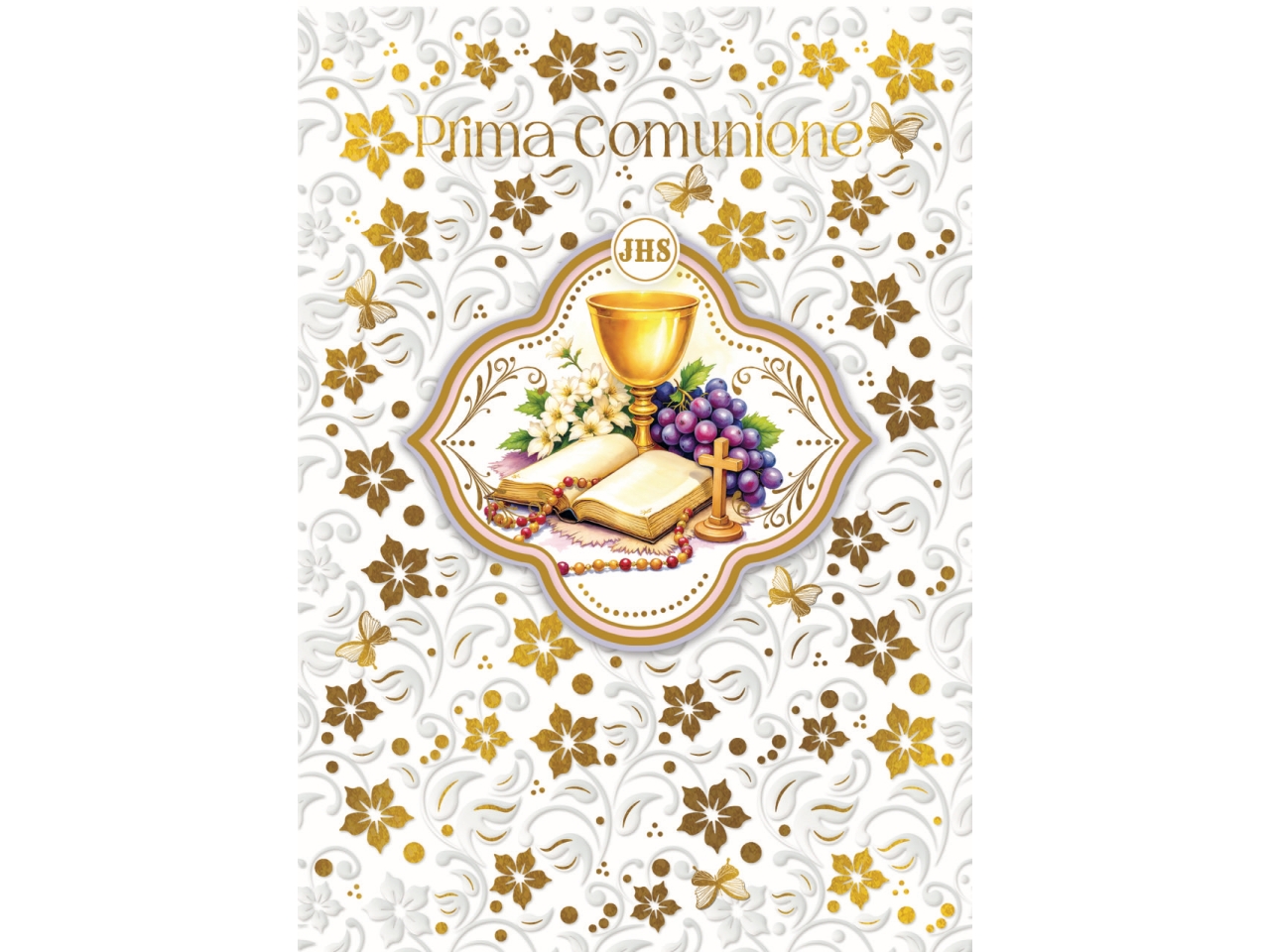 BIGLIETTO PRIMA COMUNIONE FE10230PC/B