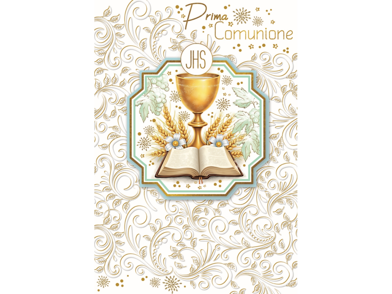 BIGLIETTO PRIMA COMUNIONE FE10230PC/D