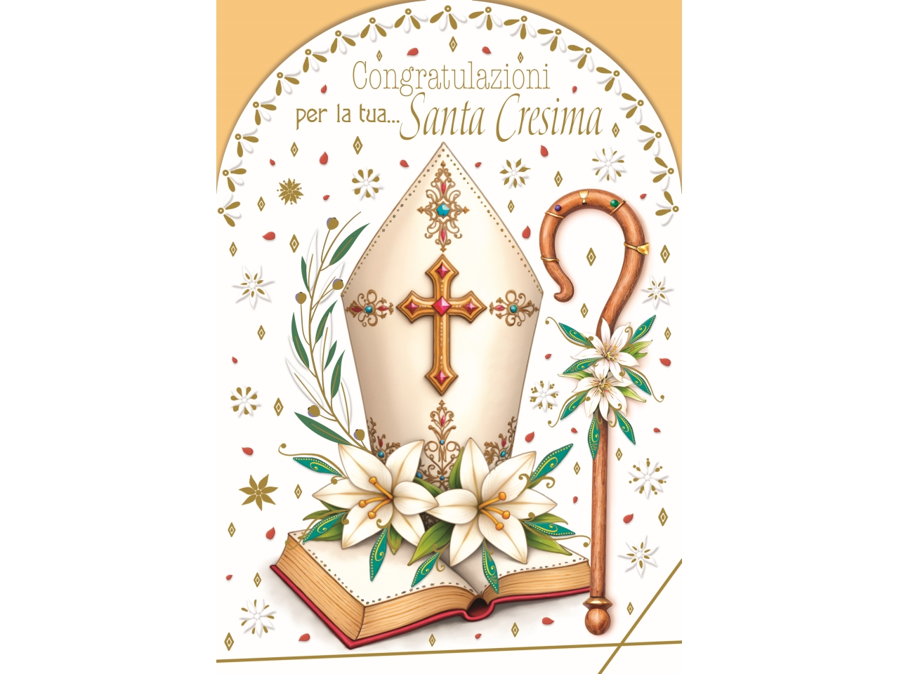 BIGLIETTO SANTA CRESIMA FE10211SC/B