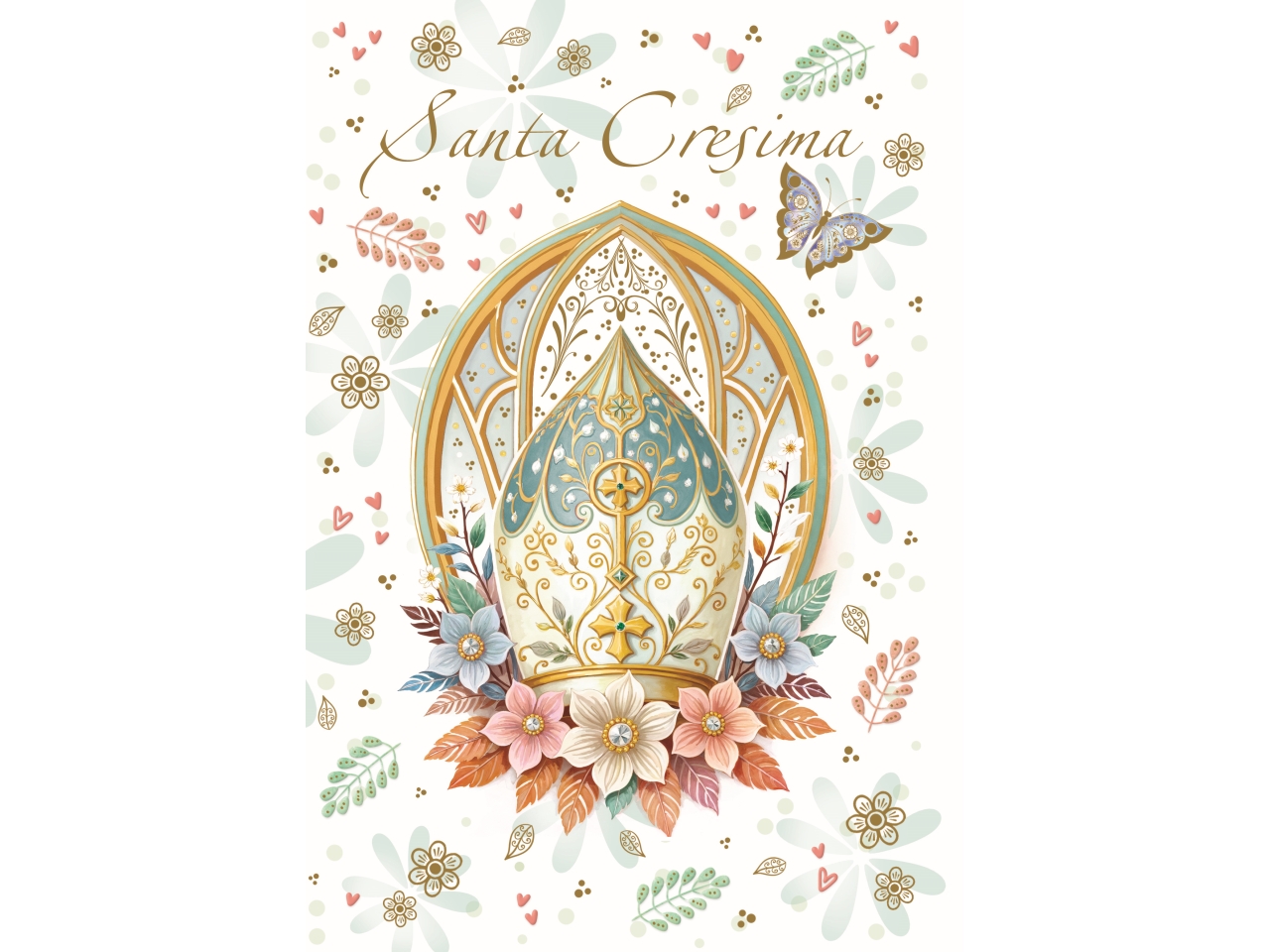 BIGLIETTO SANTA CRESIMA FE10235SC/C