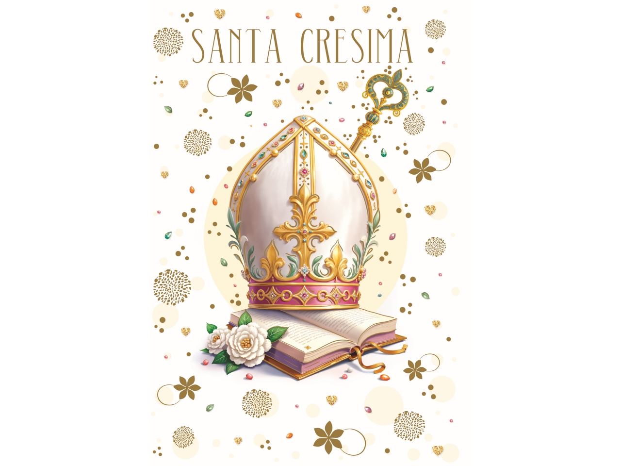 BIGLIETTO SANTA CRESIMA FE10235SC/D