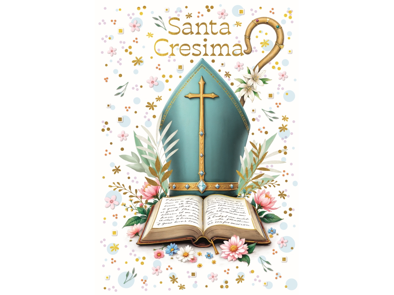 BIGLIETTO SANTA CRESIMA FE10236SC/C