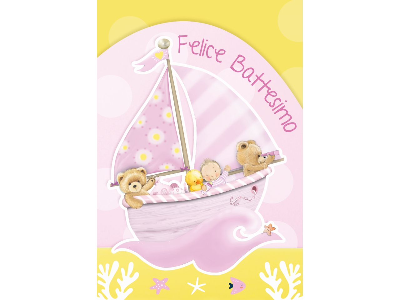 BIGLIETTO PORTASOLDI BATTESIMO ROSA FE10213PS/D BIGLIETTO PORTASOLDI BATTESIMO ROSA FE10213PS/D
