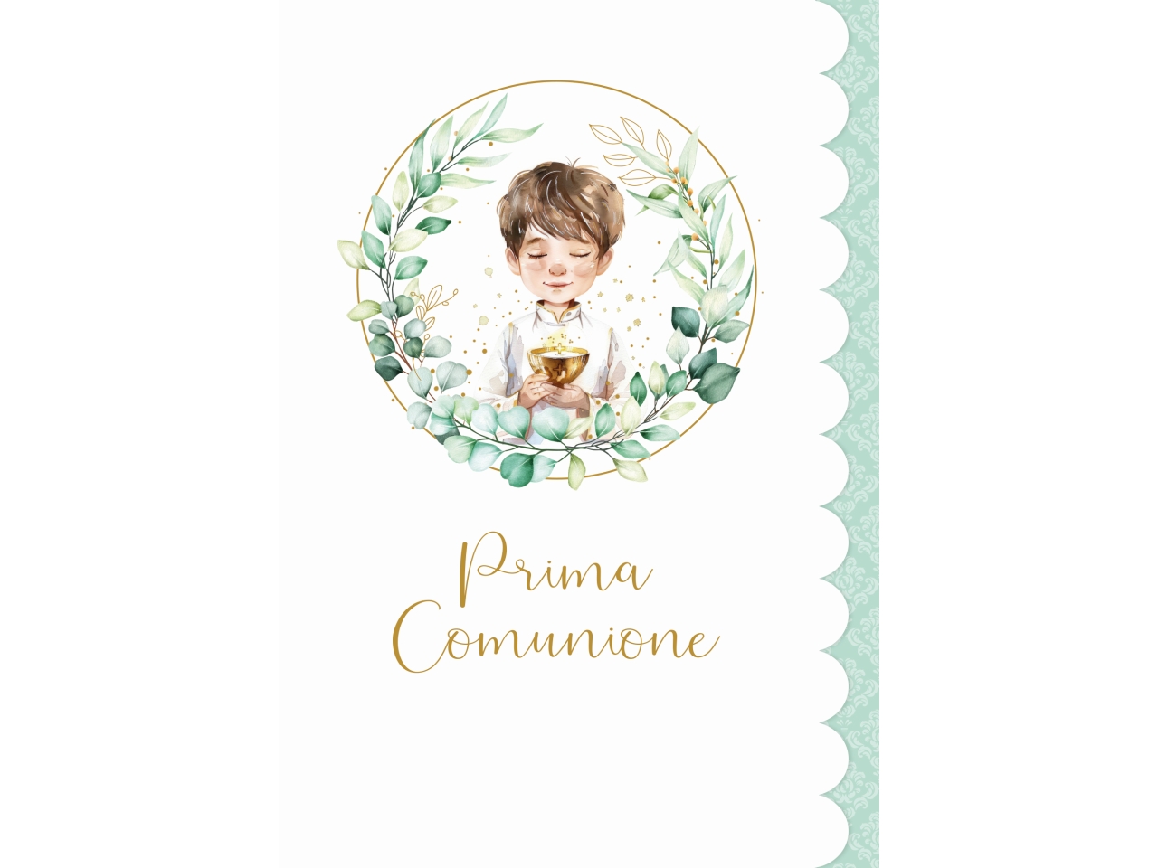 BIGLIETTO PORTASOLDI PRIMA COMUNIONE FE10214PS/A