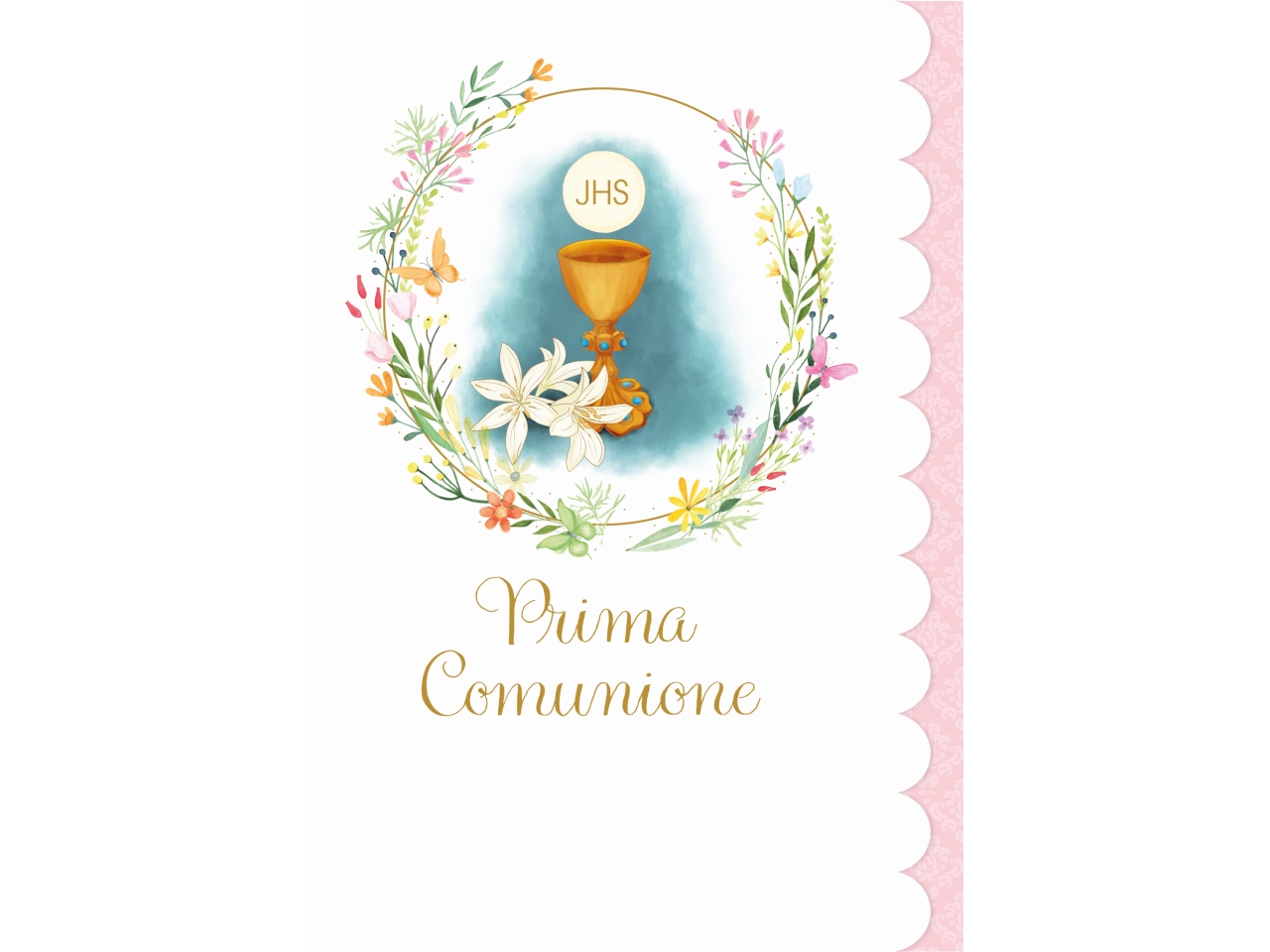 BIGLIETTO PORTASOLDI PRIMA COMUNIONE FE10214PS/B