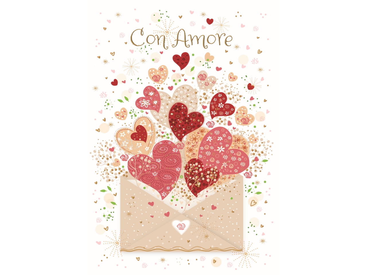 BIGLIETTO AUGURI AMORE PV20026AA/B