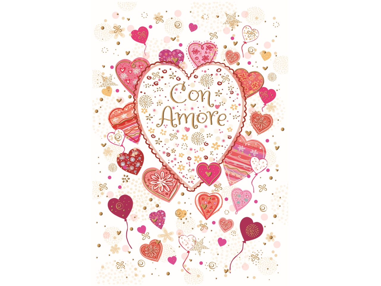 BIGLIETTO AUGURI AMORE PV20026AA/C