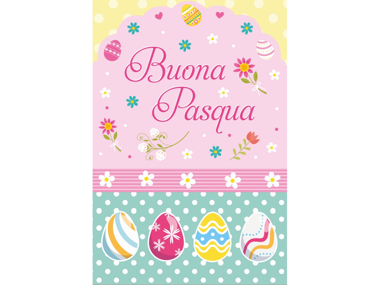 BIGLIETTO BUONA PASQUA LAICA PV20031BP/C