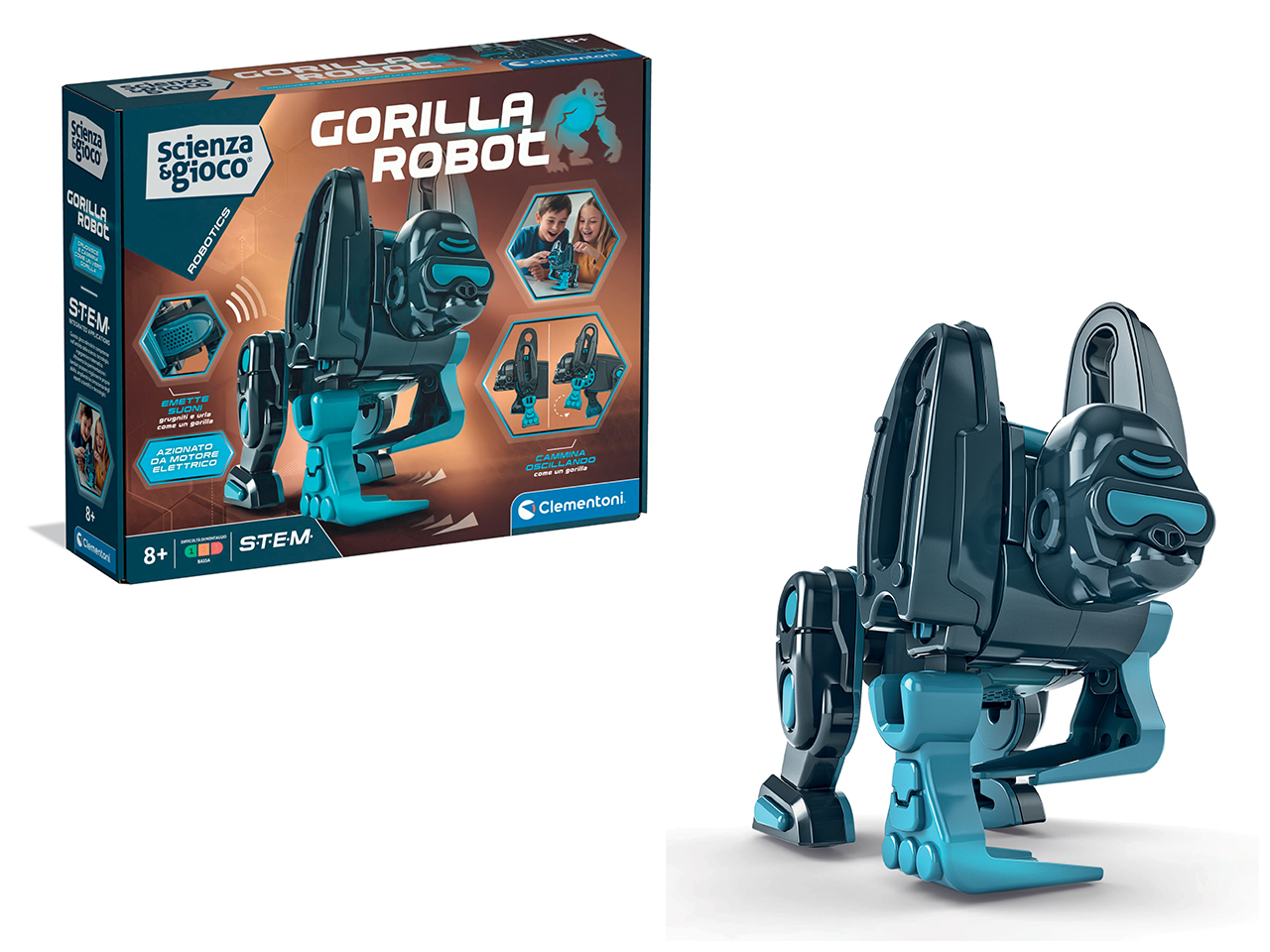 CLEMENTONI GORILLA ROBOT 19453.7