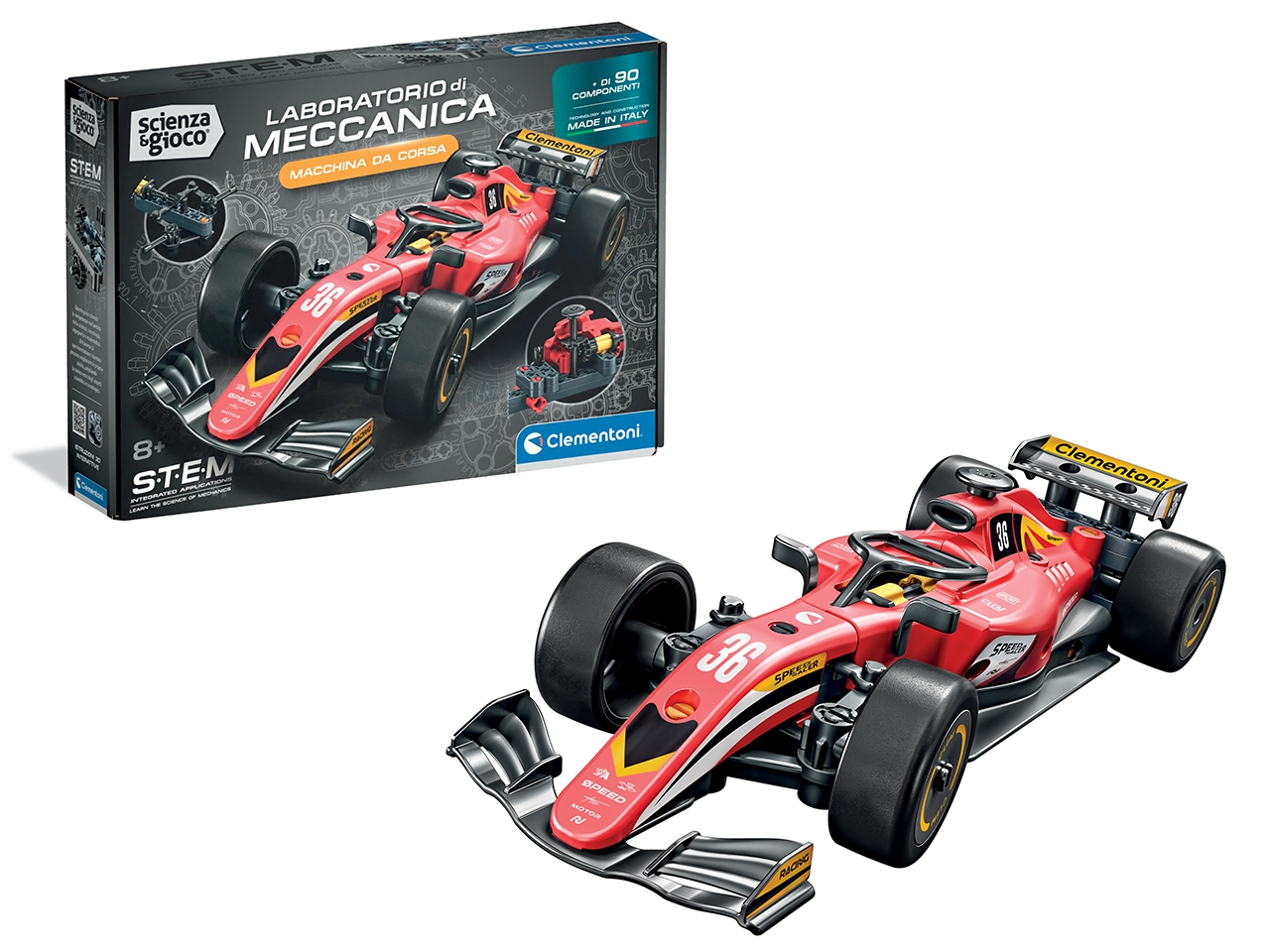 CLEMENTONI LAB.MECCANICA MACCHINA DA CORSA 19475.9