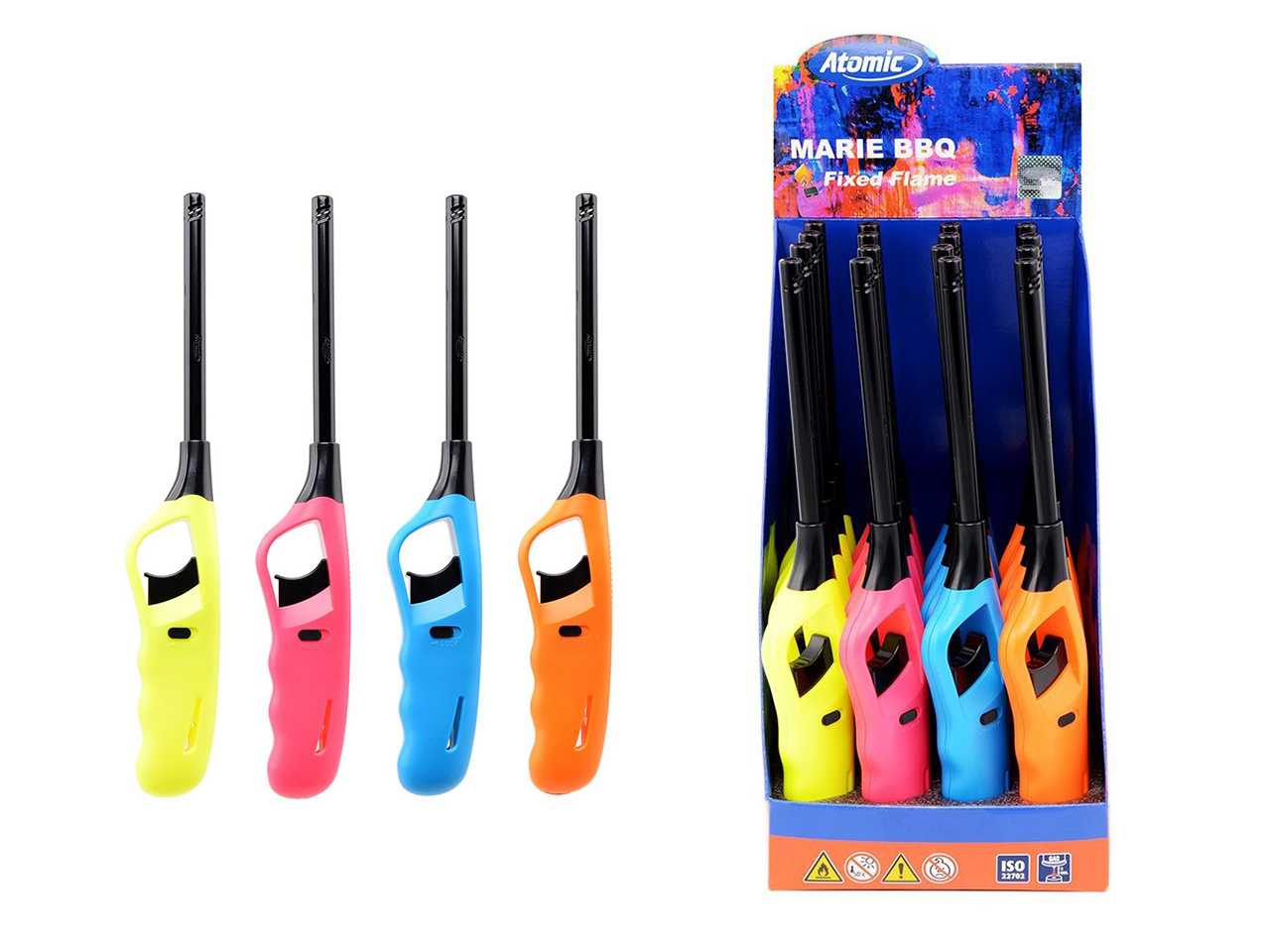 ACCENDIGAS BBQ MARIE RICARICABILE 4 ASS. 4012100