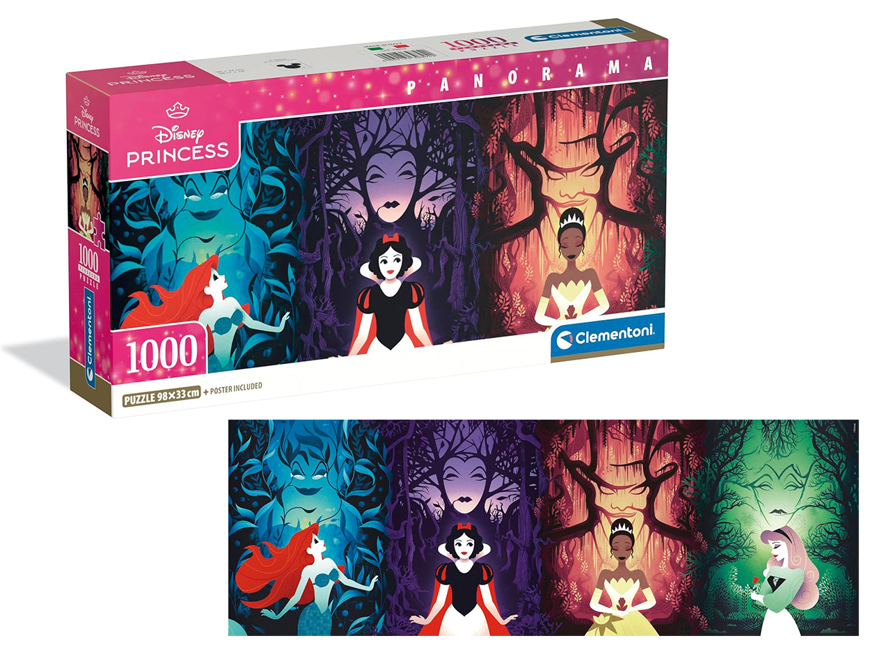 PUZZLE 1000 PANORAMA PRINCESS COMPACT BOX 39894.2