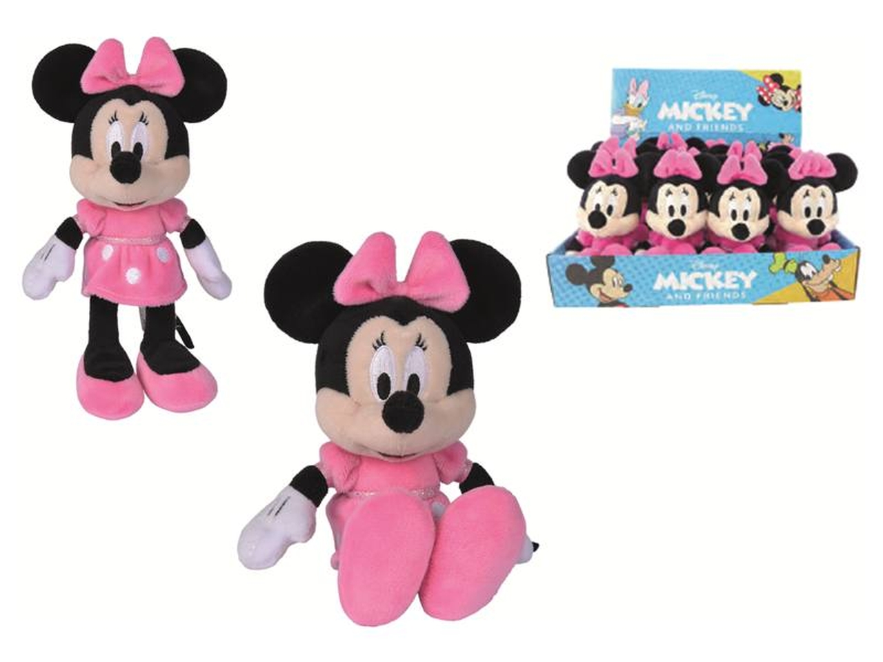 PELUCHE MINNIE C/ABITO FUCSIA 20CM 6315870246Y12