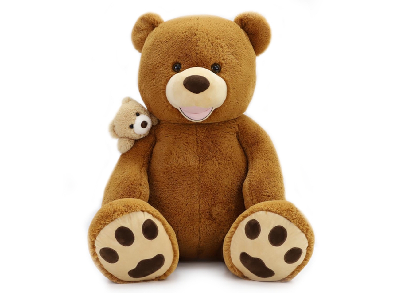 PELUCHE MAGGIE ORSO C/CUCCIOLO 130CM RS210170/80