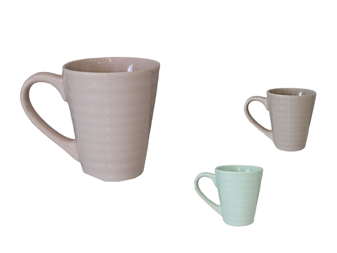 TAZZA CERAMICA 9X10CM COL. ASS. 14974