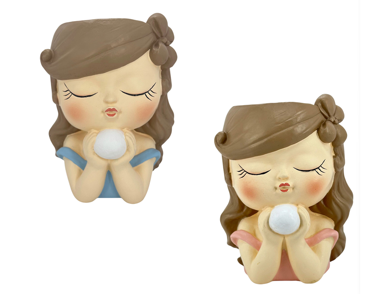 VASO CERAMICA VISO 14X14X19CM ASS. 63271