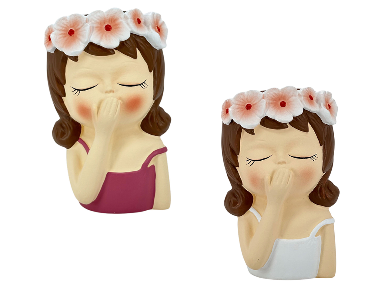 VASO CERAMICA VISO 12X12X18CM ASS. 63295