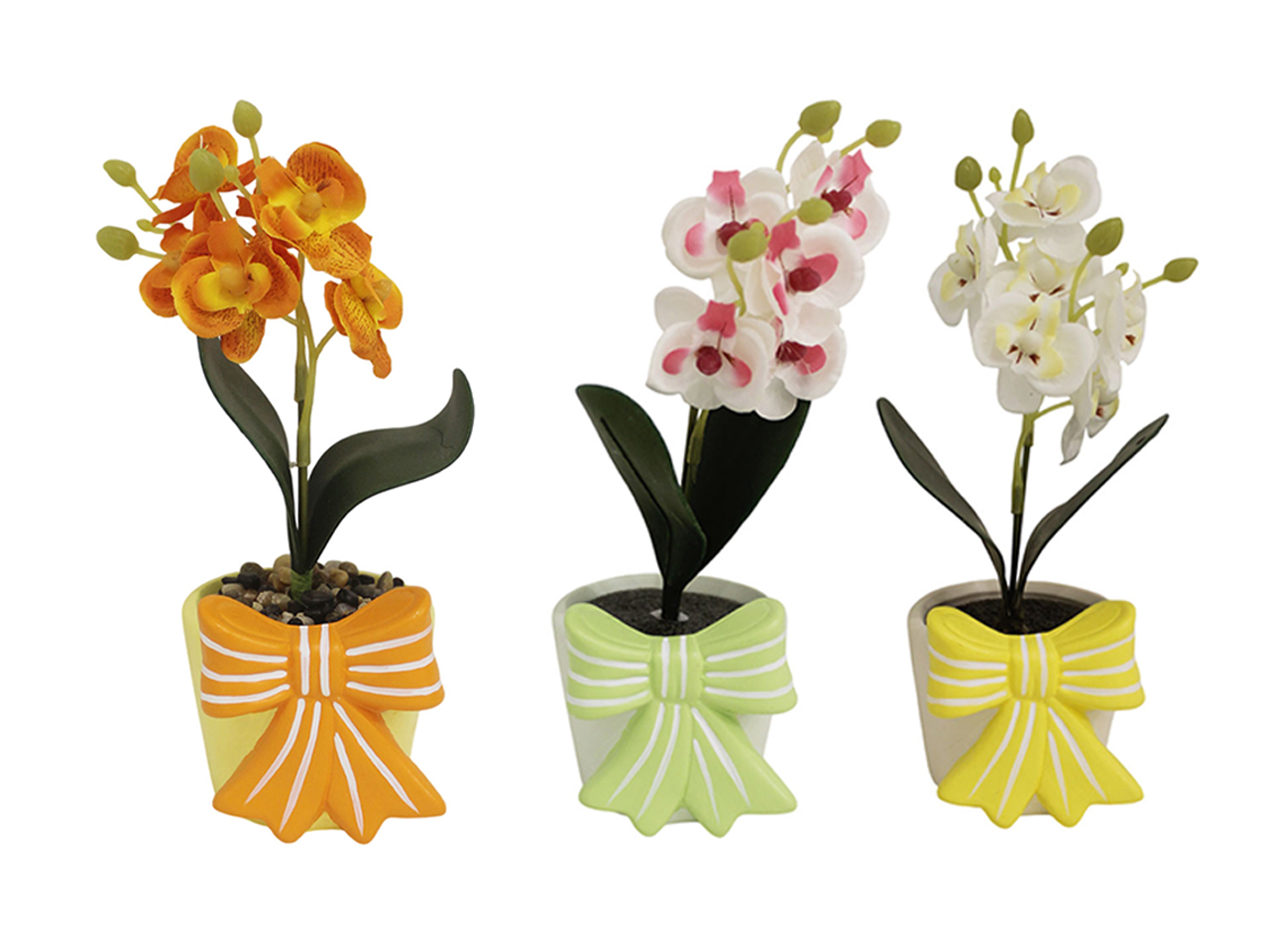 VASO TERRACOTTA C/PIANTINA 8X17CM ASS. 65909